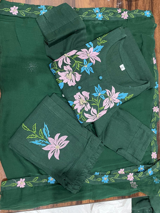 Printed Stylish Kurti & Pant And Dupatta For Women