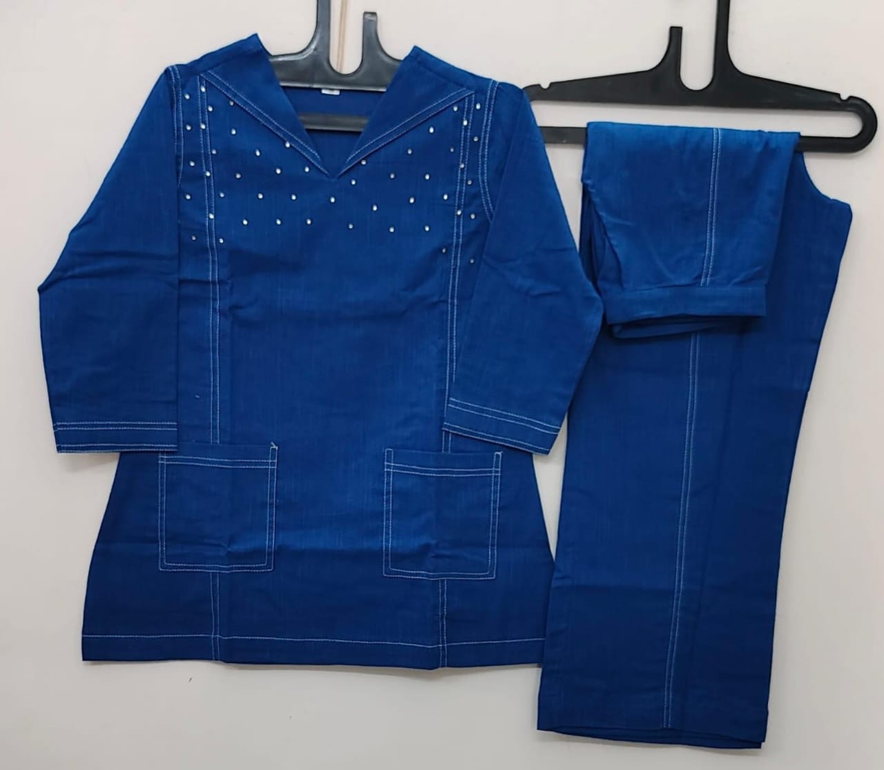 Handwork Cotton Slub Co-Ord Set