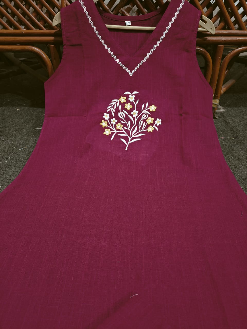 Premium Heavy Slub Cotton Red