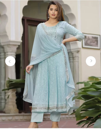 Rayon Classic 3 Piece Set Designer Wear