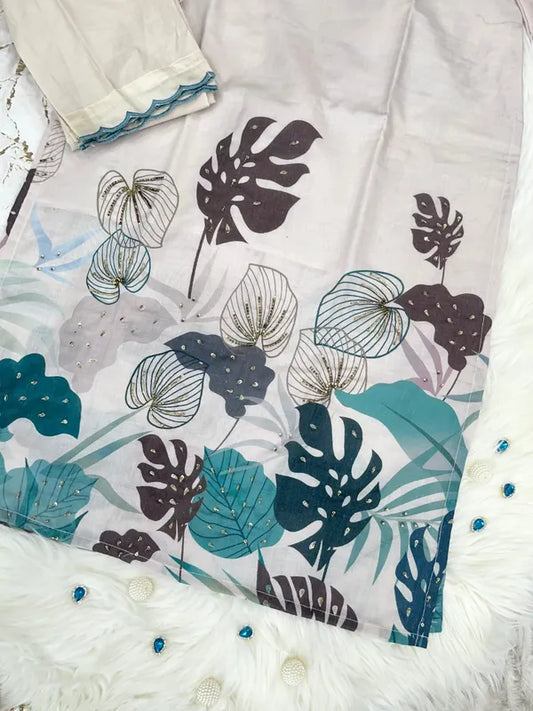 COTTON LINEN SUIT SET