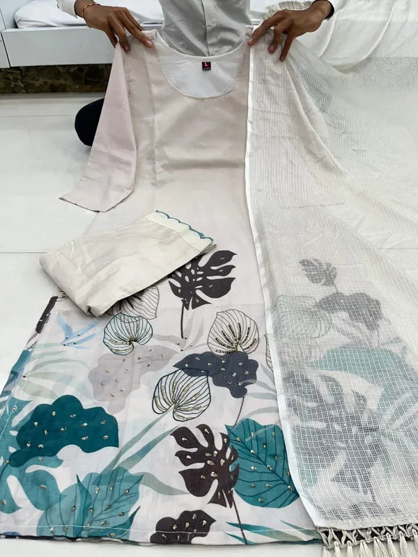 COTTON LINEN SUIT SET