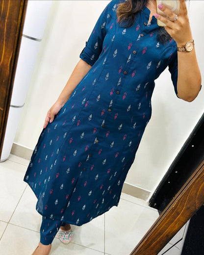 Introducing Our Latest Designer Smart Co-Ord Set -Blue