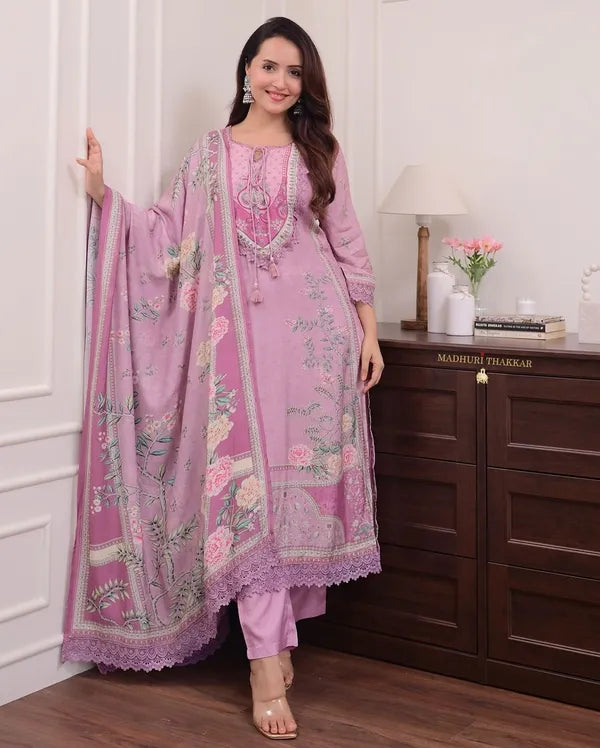 LILAC MUSLIN Classic SUIT SET