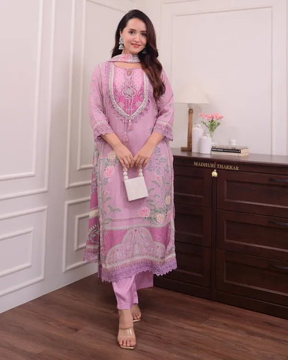 LILAC MUSLIN Classic SUIT SET