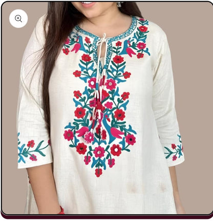 Molisha Cotton Kurti Set ???