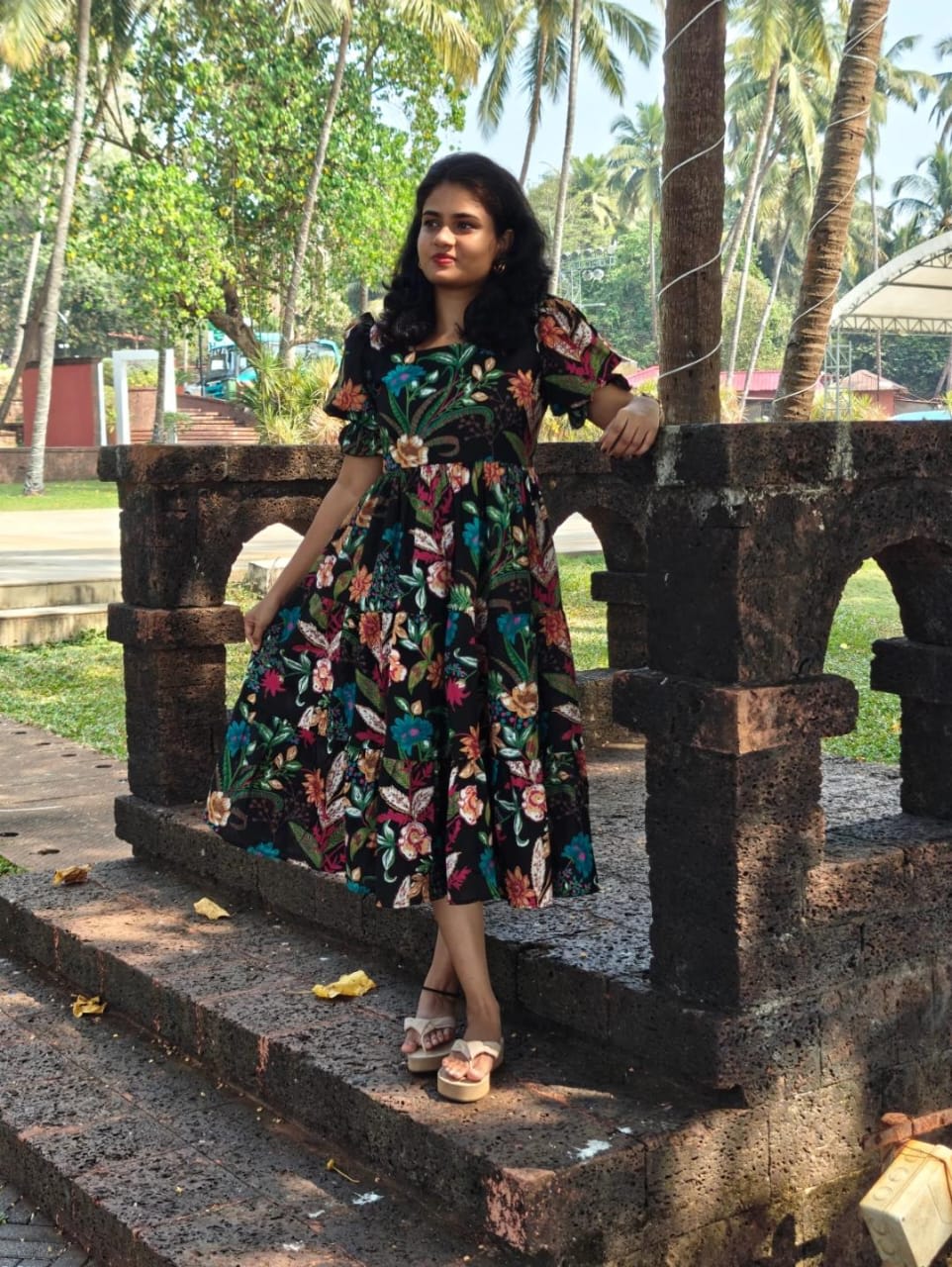 Multi flower Midi