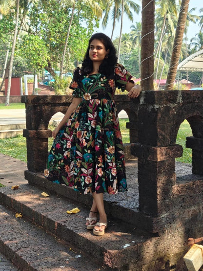 Multi flower Midi