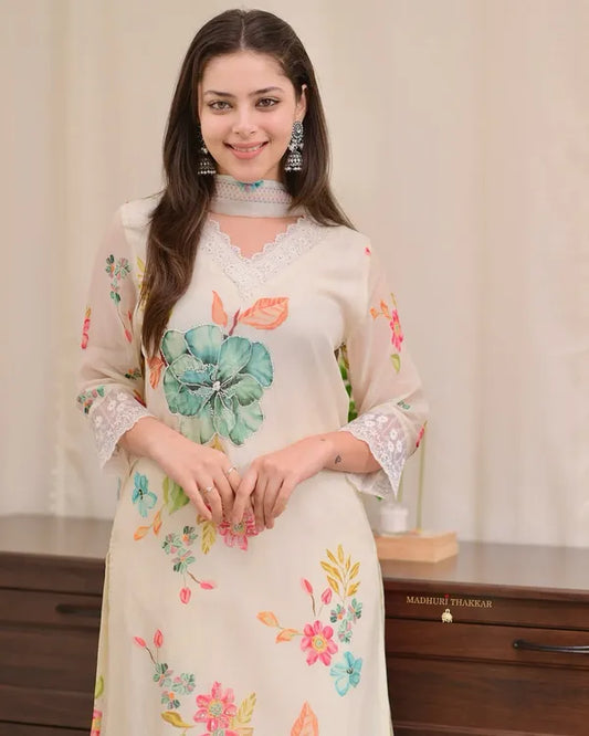 PREMIUM RESHMI ORGANZA SUIT SET