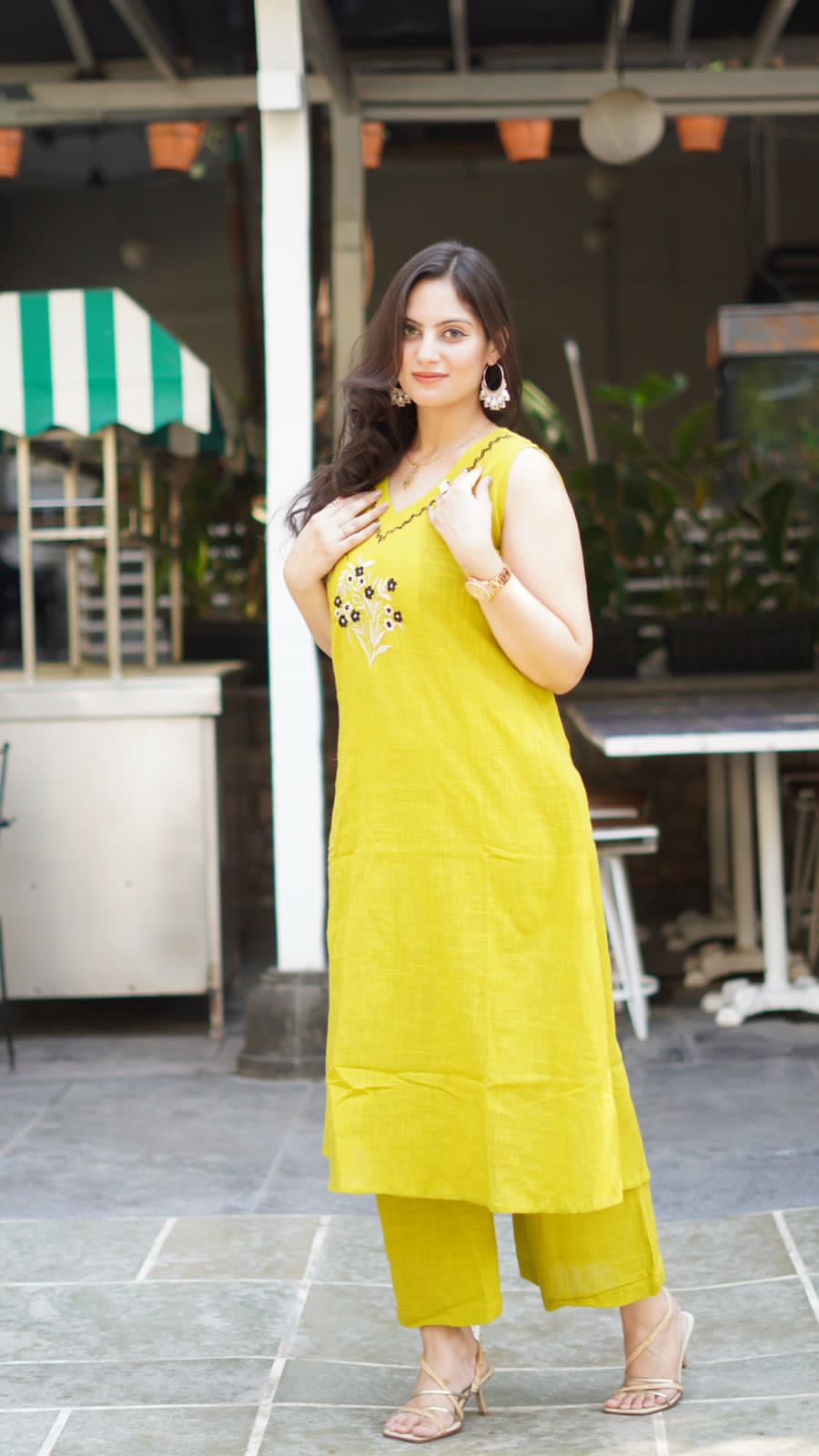 Premium Heavy Slub Cotton Mustard Yellow