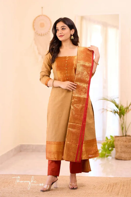 Exquisite Kanchi Cotton Suit Set
