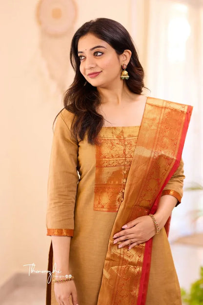 Exquisite Kanchi Cotton Suit Set