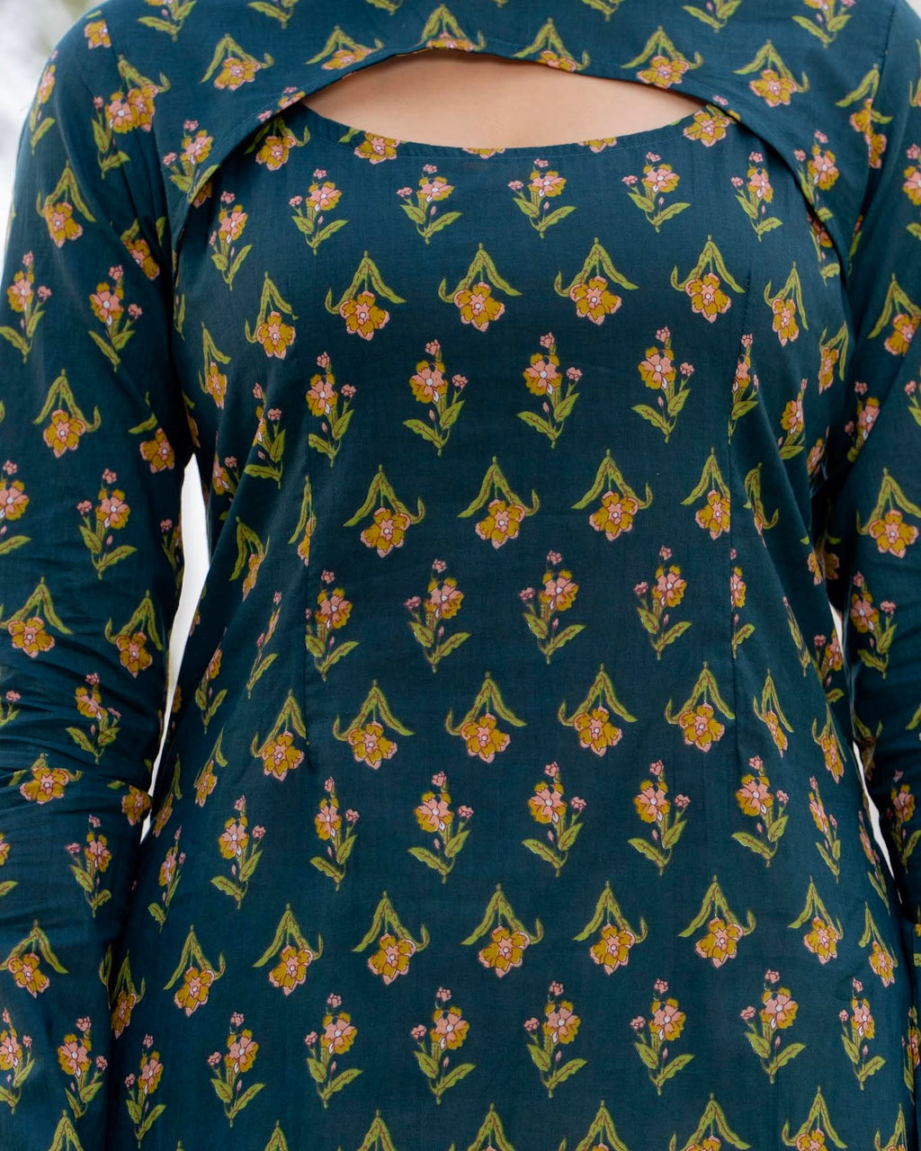 Convertible Top for Women | Pure Cotton 60×60 | 2-in-1 Neck Design | Casual & Daily Wear